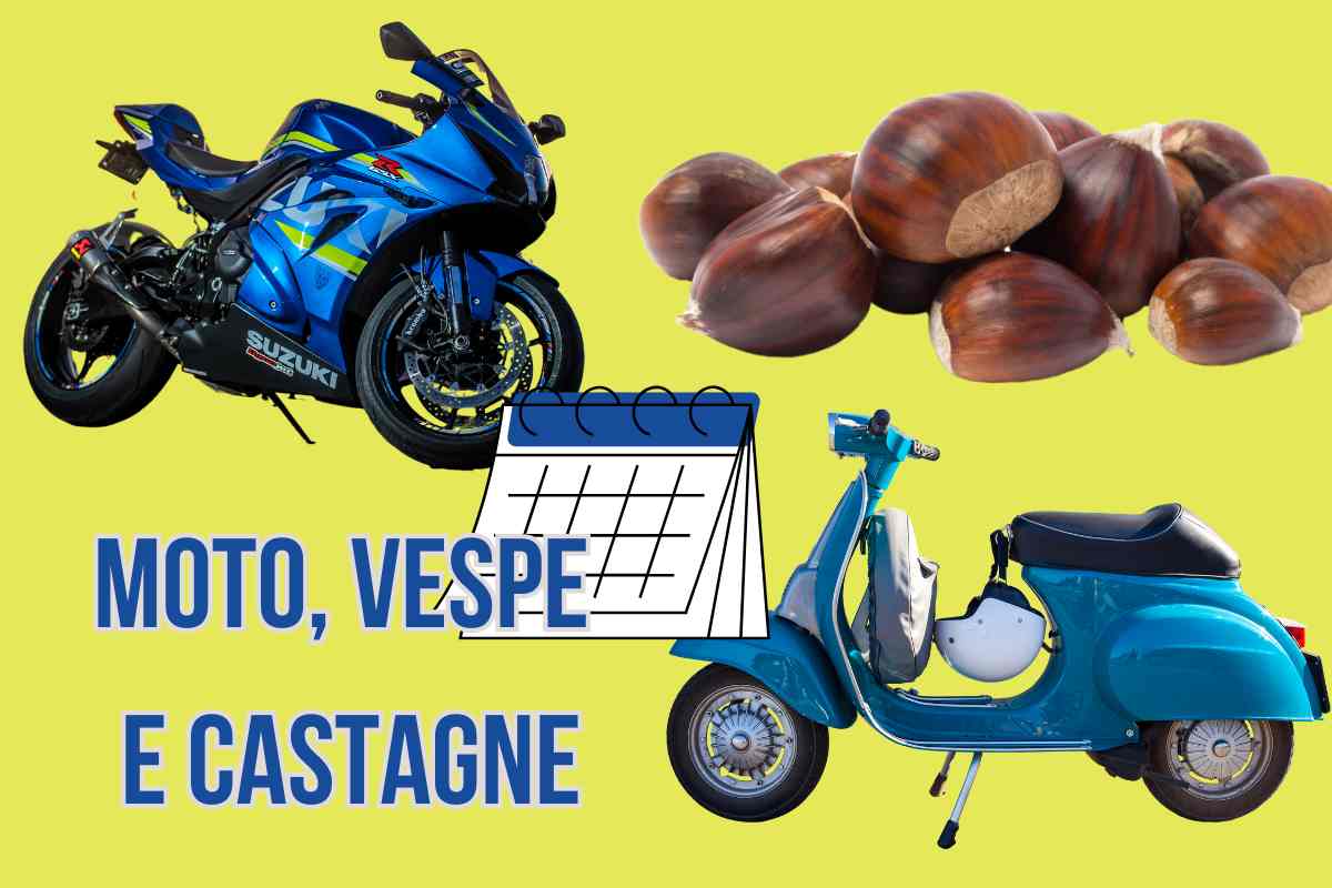 moto vespe e castagne