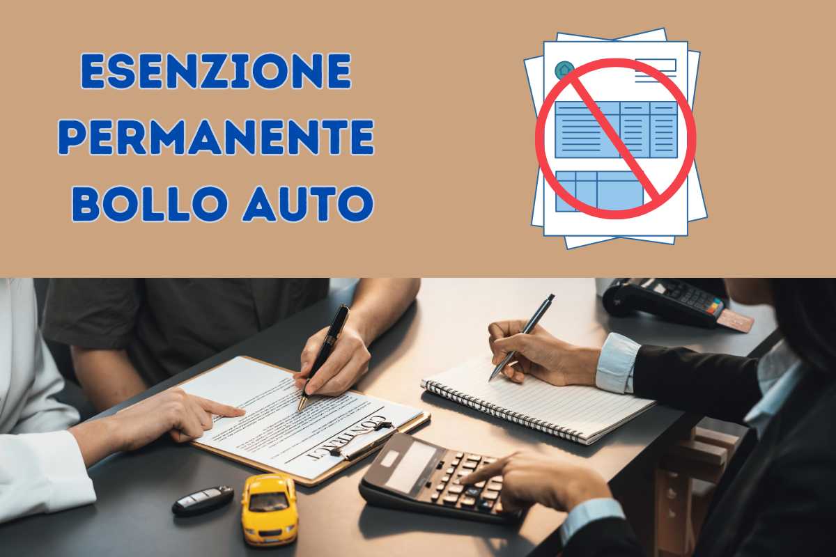 Casi di esenzione del bollo auto