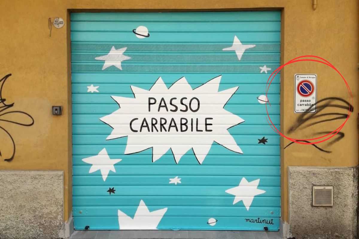 Passo carrabile multa