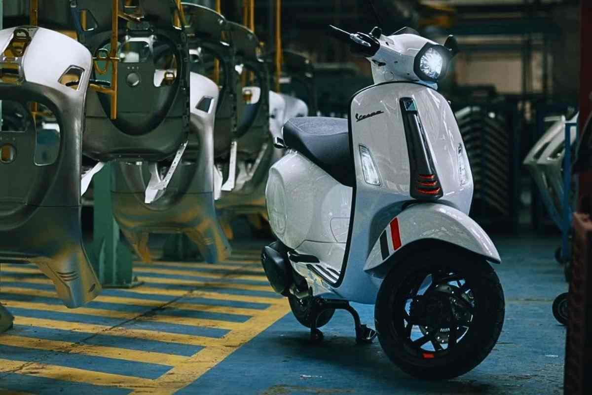 Vesta Sprint nella fabbrica Piaggio