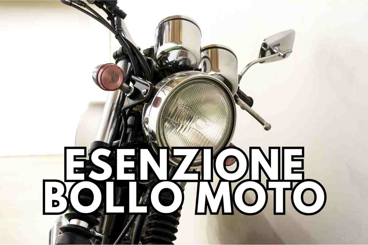 moto esenti dal pagamento del bollo